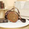 Женская новая модная сумка через плечо Baobao 2023, маленькая круглая сумка на одно плечо