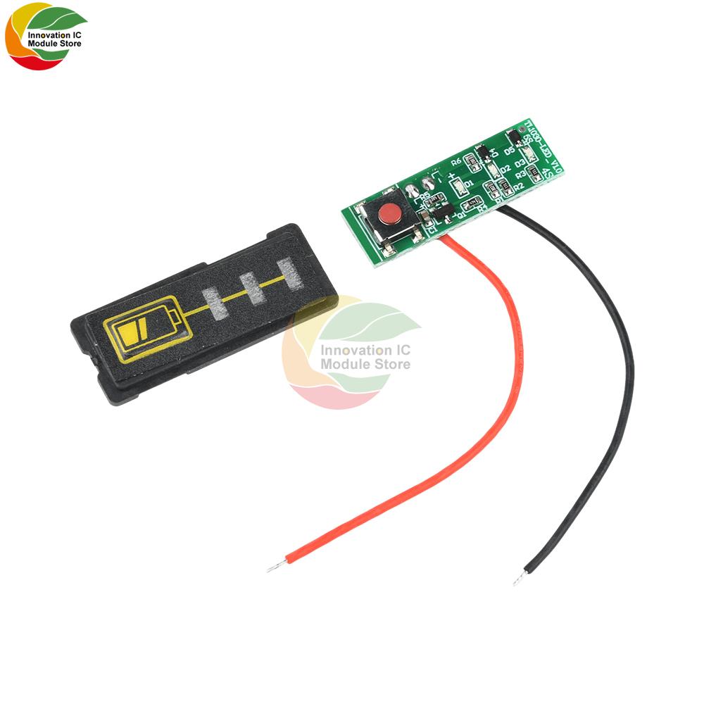 Модуль индикатора емкости аккумулятора 5S 18V 21V с дисплеем мощности, индикатор уровня заряда батареи, тестер, светодиодный дисплей для 5S