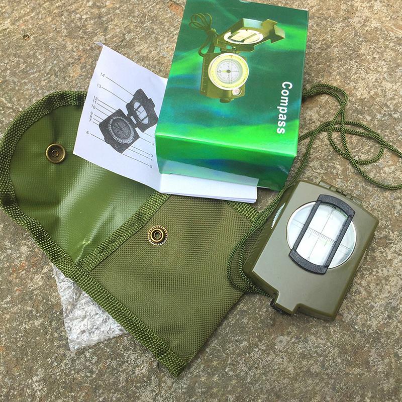 High Precision American Compass Multifunctional Military Green Compass