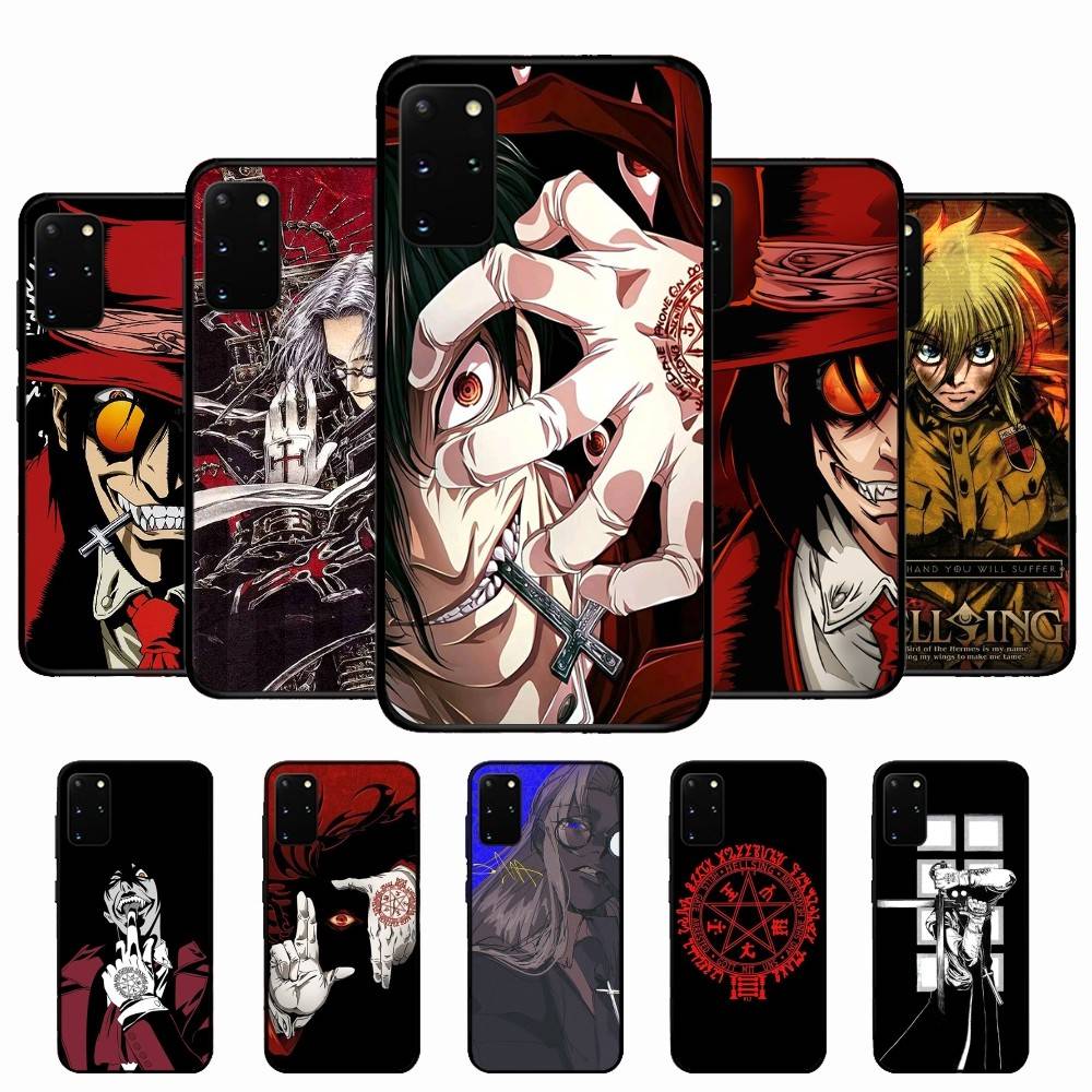 Чехол для телефона Hellsing в стиле аниме ужасов для Samsung S 24 Fe 25 Ultra Plus 20 Lite 21 30 22 23 24 22 Ultra 5G Fundas