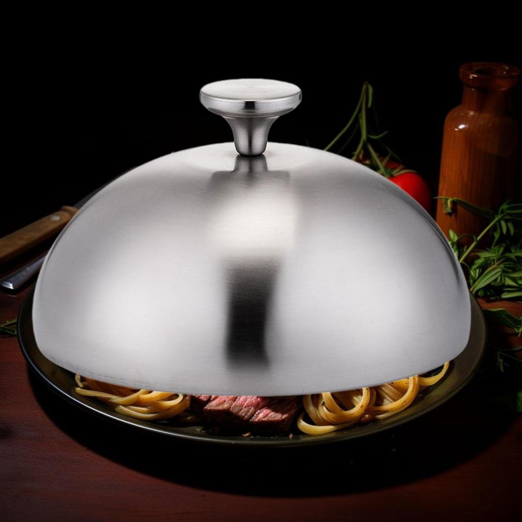 Крышка для бургера из нержавеющей стали, для томления, для пара, купол для гриля, аксессуар для гриля для чизбургера