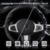 Чехол на руль автомобиля Diamond, аксессуары для салона автомобиля, аксессуары для салона автомобиля для девушек, нескользящий чехол для рулевого колеса автомобиля V2G6