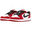 Jordan 1 Низкие Детские Баскетбольные Кроссовки Красные Белые Унисекс HQ6999-600