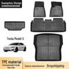 TPE Foot Pads for Tesla Model S Right-Hand Drive - 3D Three-Dimensional Rubber Mats