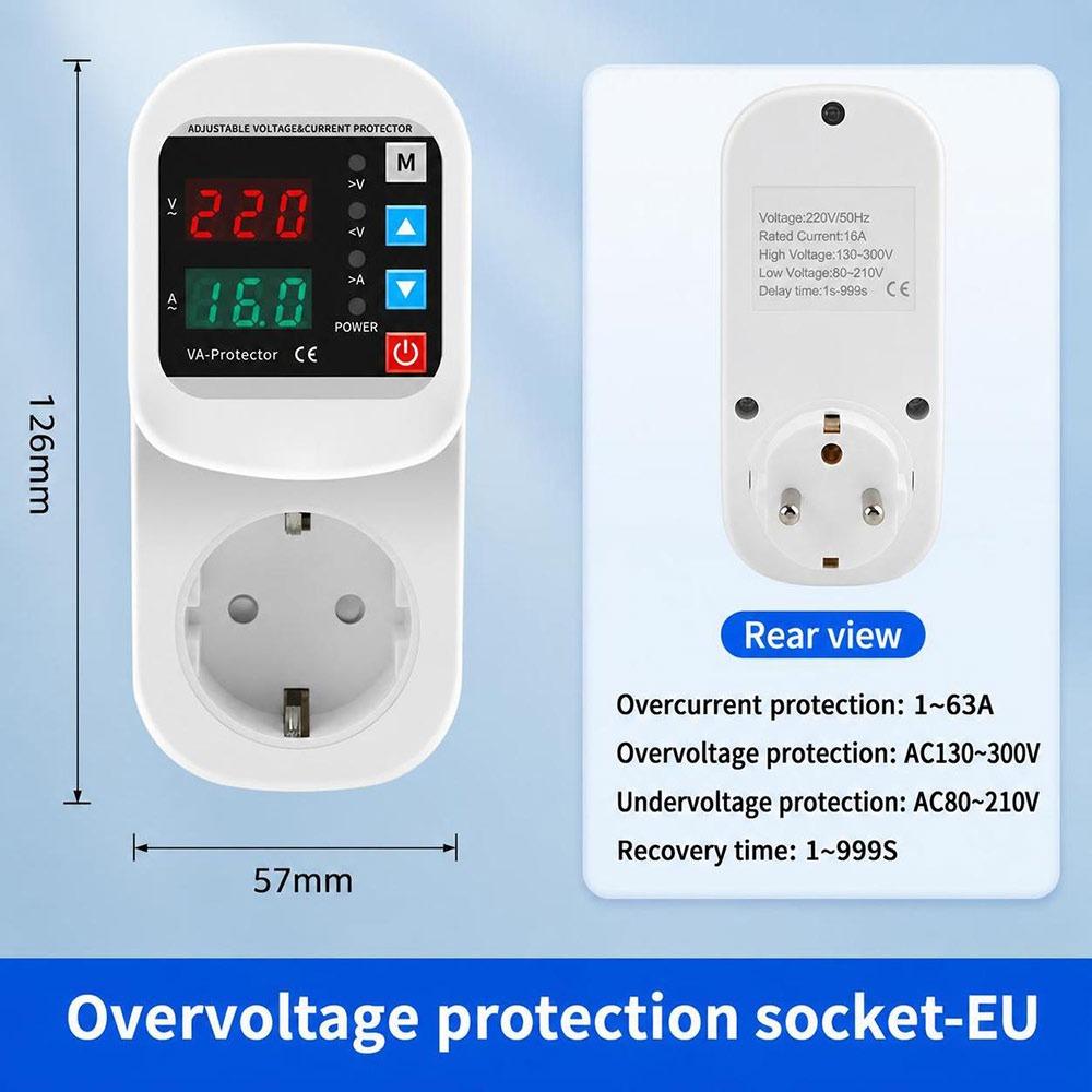 Automatic Reclosing Voltage Protector Socket Overvoltage Protector Equipment Protection