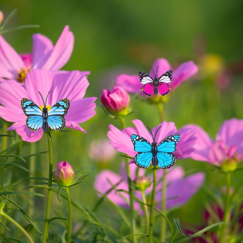 40 Packs Butterfly Push P, Butterfly Thumb Tacks Decorative Thumb Tacks Colorful Cute Push P for Photo Wall Cork Board Bulletin Board Home Office
