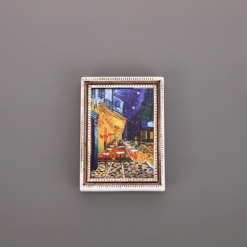 3D Полимерный Магнит на Холодильник: Знаменитая картина Ретро наклейка с персонажем