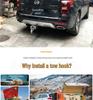 Совместимо для преобразования фаркопов Trumpchi GS8, GS4, GS5 и GS7 в буксировочные или задние буксировочные крюки.