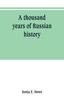 Книга A Thousand Years of Russian History