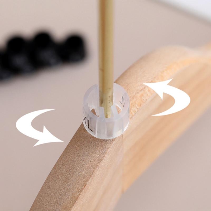 100 шт., бирка для определения размера вешалки, пластиковая бирка для одежды, кольца для магазина одежды, вешалка Xs SML Xl 3Xl-5Xl