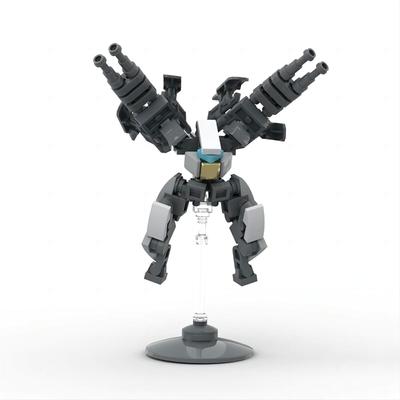 Совместимые Строительные Блоки MOC Серый Мини-Меха Модель Экзоскелет Робот Сборка из Мелких Деталей и Соединяющаяся Игрушка