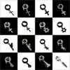 Fashion Rock Style Hypoallergenic Cross Shaped Titanium Steel Ear Clip Accessories