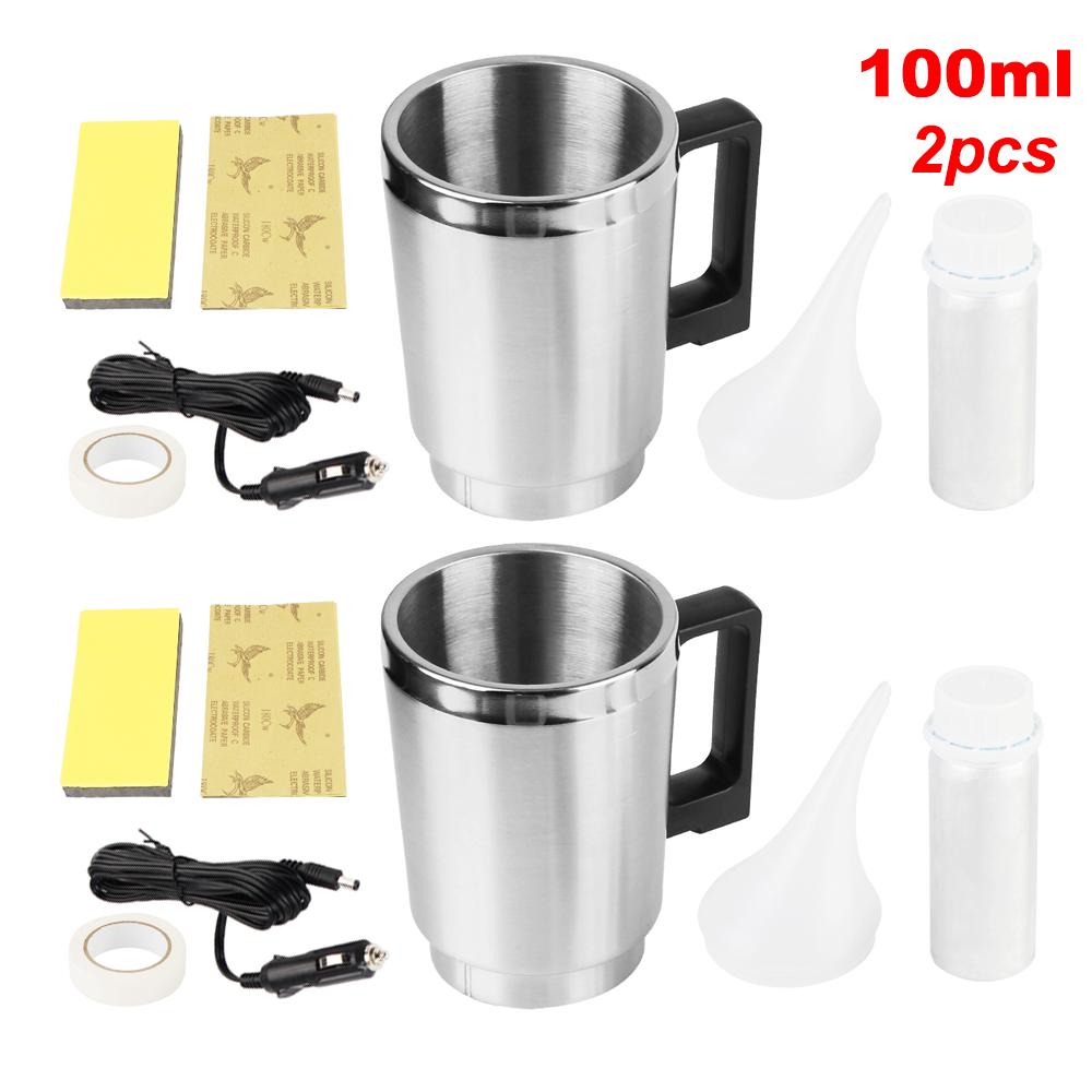 100 мл Чашка-распылитель Инструменты для полировки фар автомобиля Полировальная машинка для фар Мотоциклетные фары Задние фонари Линза Набор для ремонта и восстановления