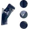 RV Awning Support Stable Structure Awning Part Replace Part Aluminum Alloy RV Center Support Easy Installation Universal, Black