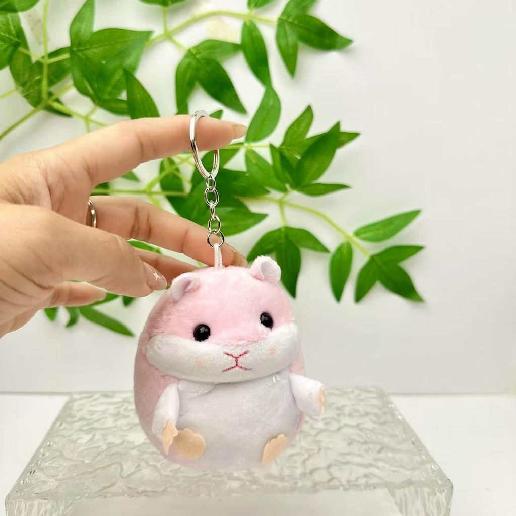 Плюшевый брелок-хомяк Хамтаро с подвесной цепочкой для улицы и повседневной носки