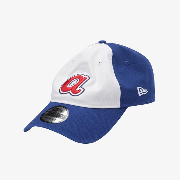 Неструктурированная бейсболка New Era Atlanta Braves Оптический Белый Светлый