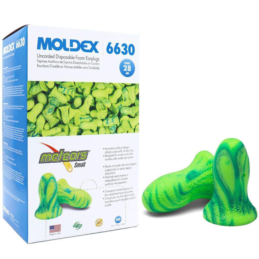 MOLDEX Meteors 200 for for Children and Small Sleep for for for for Work Small, Approx. Pairs, 6630, Earplugs, Sleeping, Anti-snoring, Soundproofing,