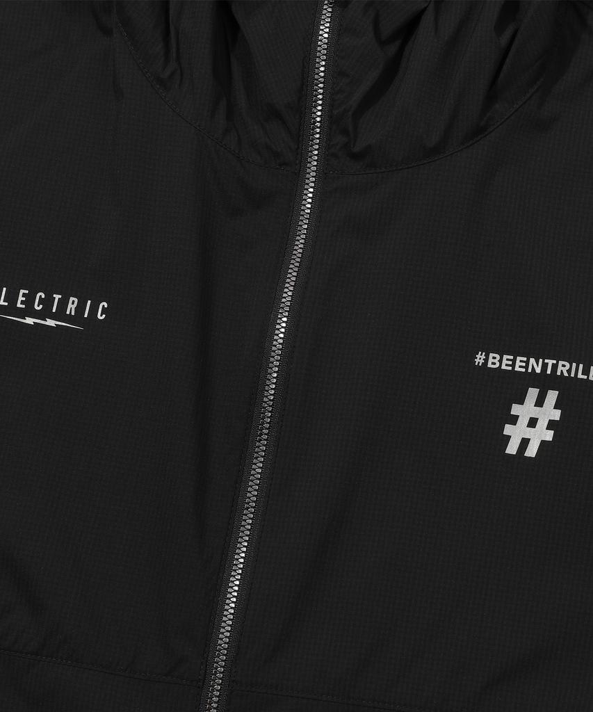 Beentrill [Beentrill X Electric] Технологичная оверсайз ветровка (черный)