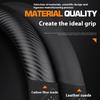 Car Suede Carbon fiber Leather Steering Wheel Cover For Mitsubishi Outlander Pajero Asx Lancer EX Evolution L200 Triton RALLIART