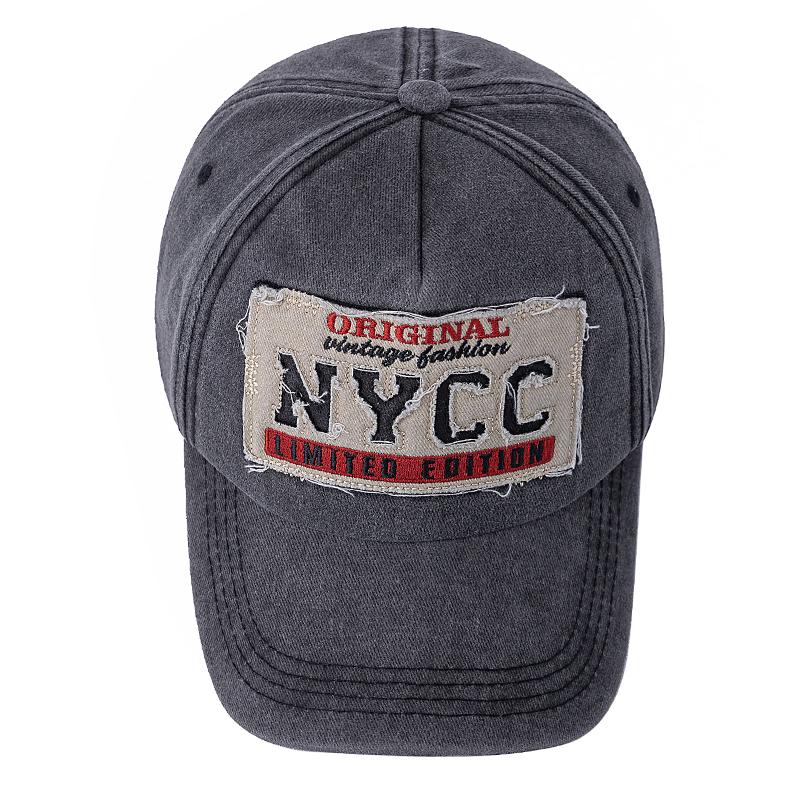 Новая унисекс стираный хлопок винтажная бейсболка NYCC вышитые буквы уличный спорт папа кепка для мужчин и женщин