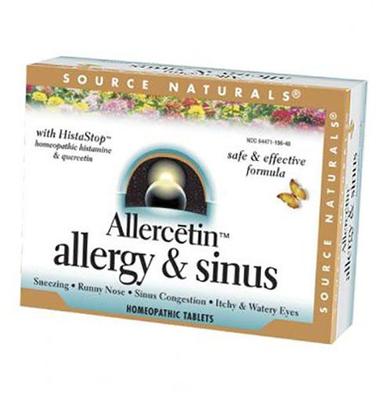 Средство от аллергии и заложенности носа, Allercetin Allergy & Sinus, 48таб (71355019)