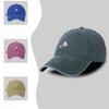 Men and Women Fashion Badminton Embroidery Spring and Summer New Baseball Cap High Quality Washing Effect Canvas Soft Top Baseball Cap