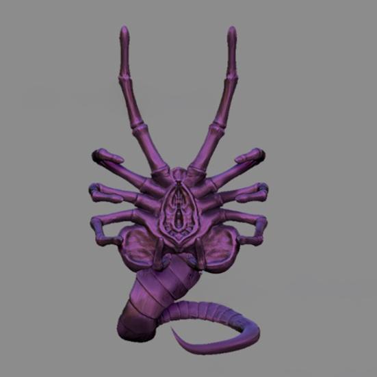 Alien Facehugger Phone Stand 3D Printed 18cm Sci-Fi Decor Figure Stable Dock for Hands-Free Viewing Unique Gift for Alien Fans And Enthusiasts