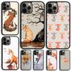 Милый чехол для телефона с лисой для iPhone 17 Air 15 16e 14 13 Pro Max Coque 12 11 Pro Max PLUS