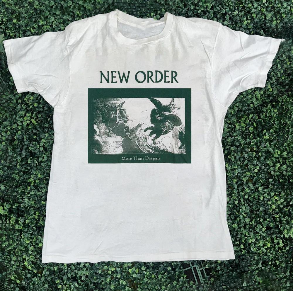 Группа New Order More Than Despair Хлопковая футболка в подарок фанату TA94 Унисекс Футболка