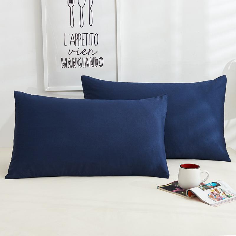 Pure Cotton Envelope Pillowcase Solid High Quality Simple Pillow Cover