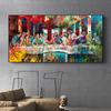 Graffiti Art The Last Supper Canvas Paintings Reproductions Classical Wall Art Pictures for Living Room Home Decorative Prints