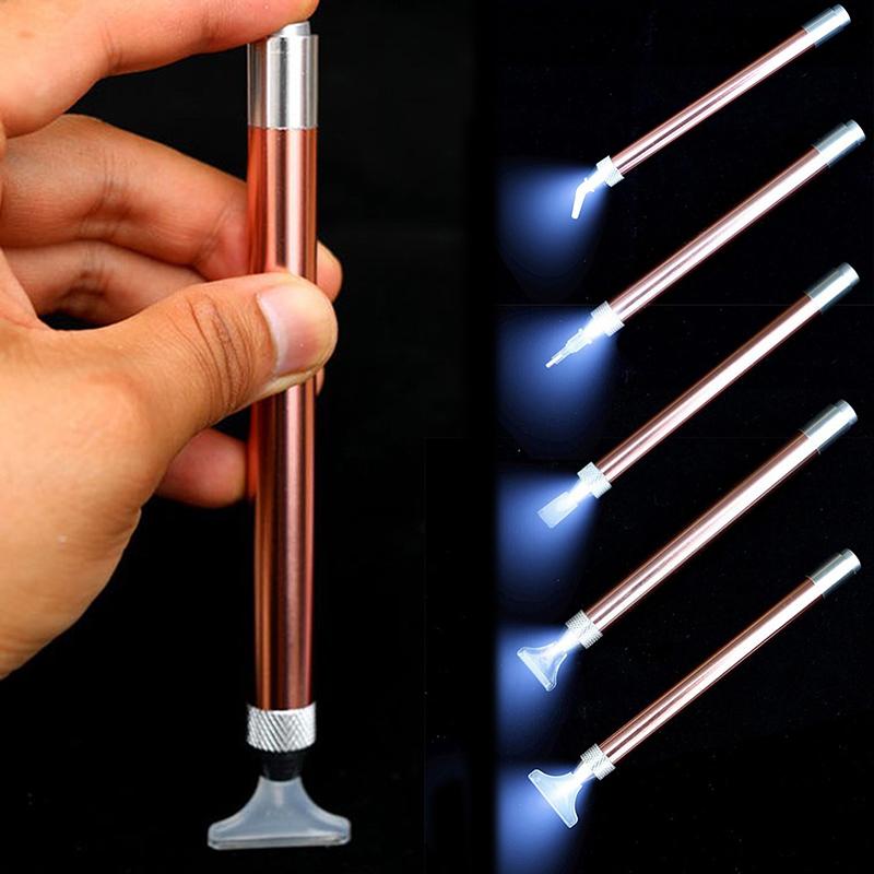 Diamond Painting Pen Lighting Point Drill Pen With Magnifying Glass Craft Tool