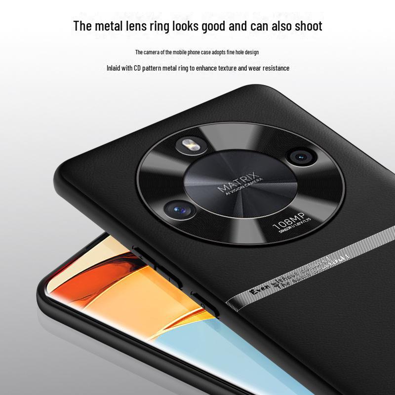 Защитный чехол из жидкой кожи для Honor X50GT - Противоударный и грязеотталкивающий чехол, доступен в единичном экземпляре