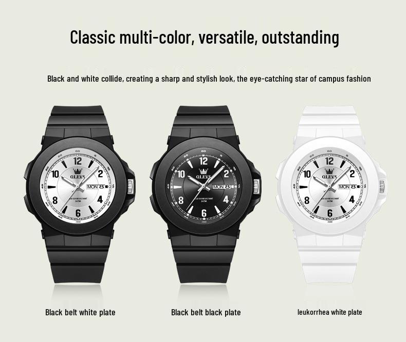 Oulishi Унисекс Бесшумные Экзаменационные Спортивные Модные Электронные Часы