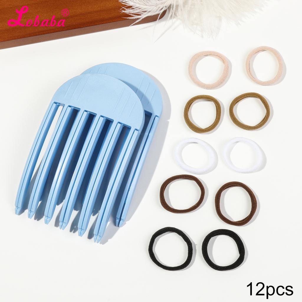 Высокий Краниальный Верх Аксессуары Ветер Пластиковая Расческа Корни Волос Натуральный Пушистый Ленивые Люди Без Следов Зажим для Волос Аксессуары для Укладки Волос