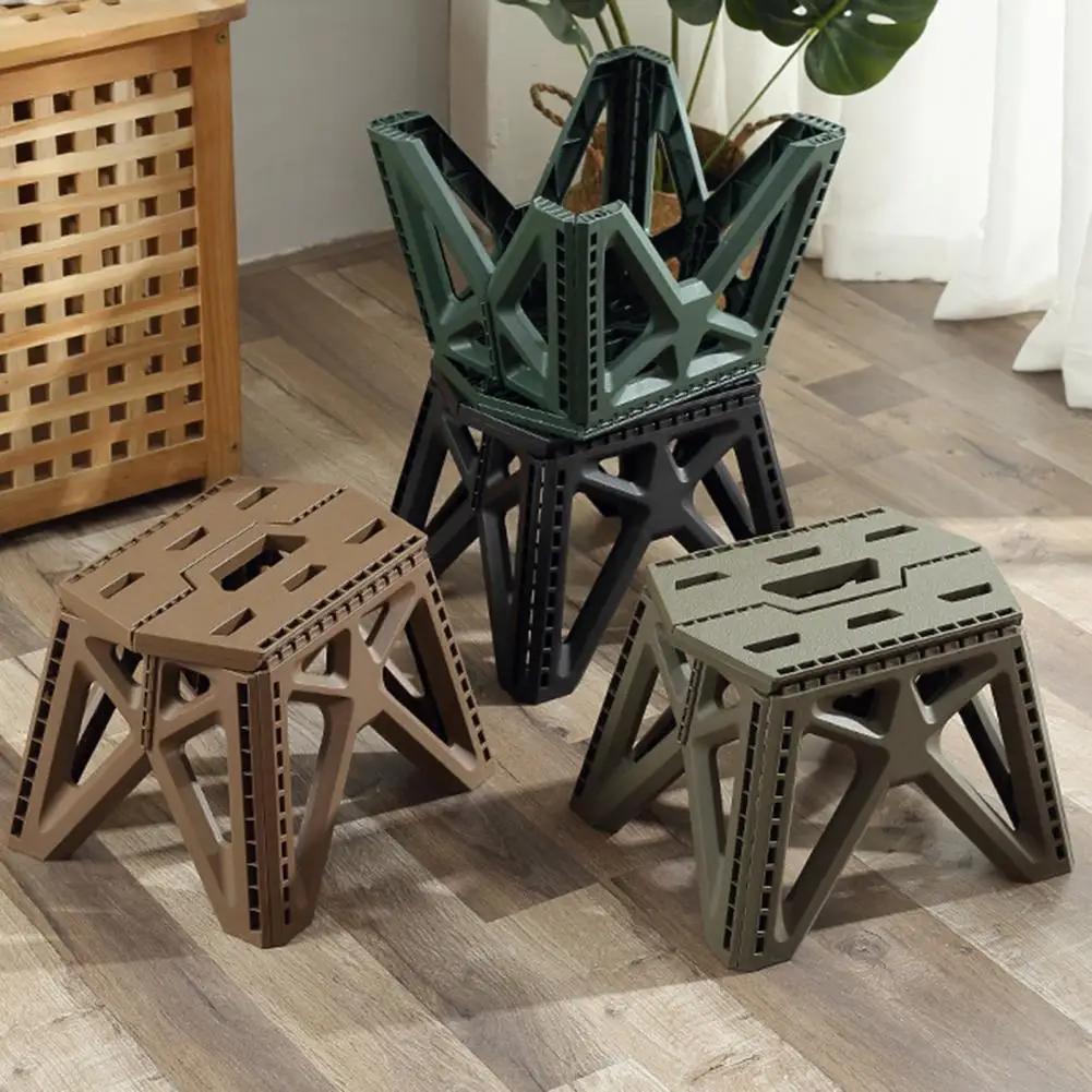 Складной табурет, переносной, бытовой, пластиковый, небольшой, табурет для рыбалки, кемпинга, маца, детская скамейка