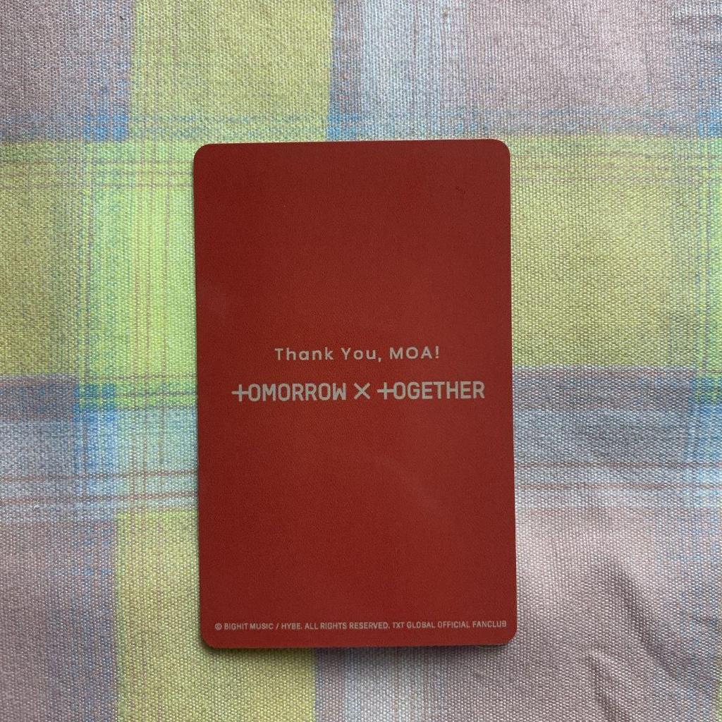 [USED] TXT FC Japan Concert moazone Trading Card Soobin