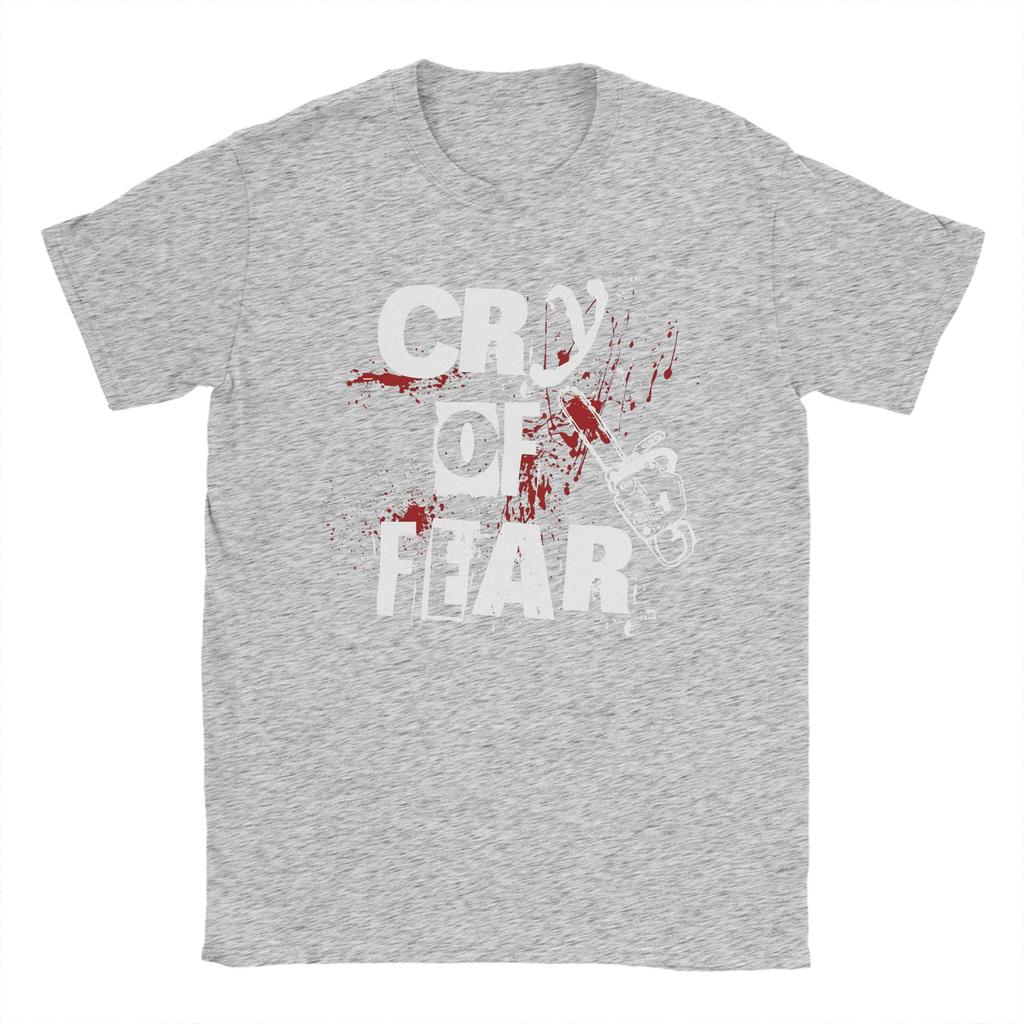 Футболка с графическим принтом Simon Henriksson Cry of Fear для унисекс, из чистого хлопка, с коротким рукавом