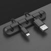 Desktop Tidy Management Clips Cable Holder Cable Organizer Silicone USB Cable Winder