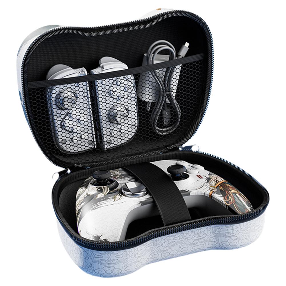 Чехол для контроллера EVA Ударопрочная Портативная Сумка для хранения с сетчатым карманом Ручка Коробка для хранения для геймпада Switch Pro/PS5/Xbox Коробка