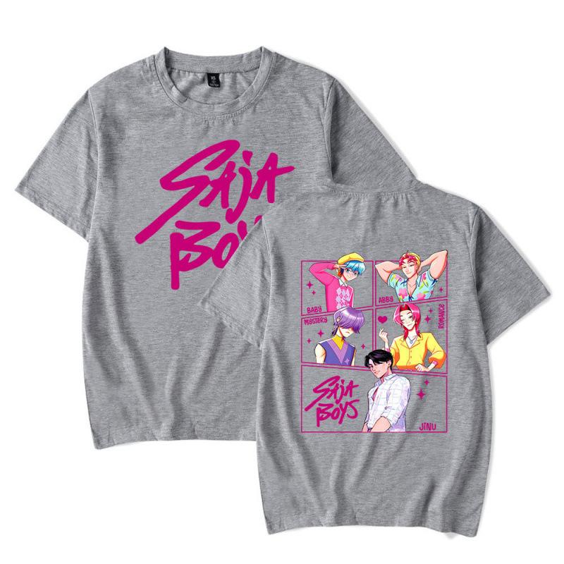 Серия «Охотник на демонов» Футболка женская летняя свободная удобная модная мягкая дышащая с принтом букв