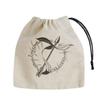 Q Workshop Elvish Basic Dice Bag Beige and Black