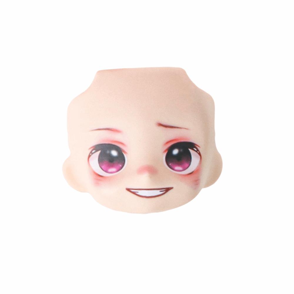 Сменная голова куклы OB11 Лицо младенца Выражение лица 3D Аниме Наклейки Глаза Для головы GSC