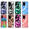 Black Tpu Case For Samsung Galaxy S20 /S20 PLUS/S20 ultra/S20+ /S20FE Back Cover Love Heart