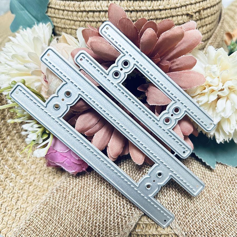 Металлические вырубные штампы-трафареты 'Замок' для DIY Скрапбукинга Фотоальбома Тиснения Бумажных Открыток Поделок Вырубки