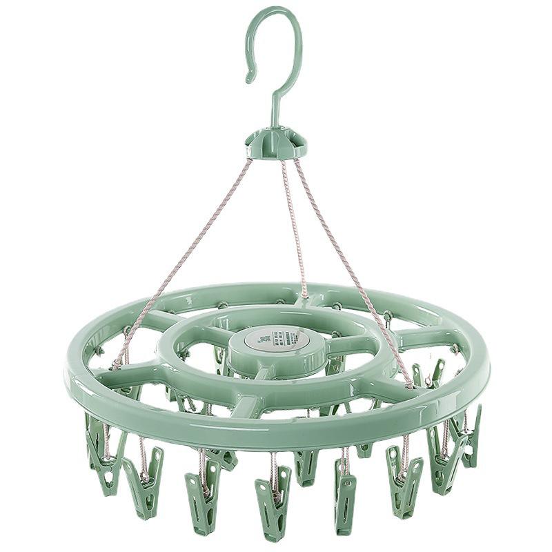 Sock Drying Windproof Underwear Rack With Thickened Multifunctional Hanger Clips
