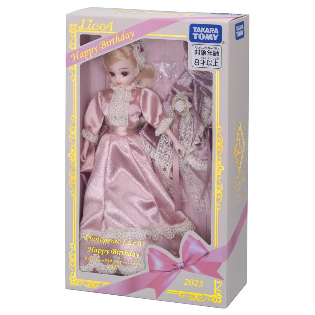 TAKARA TOMY Кукла Ликка - Фотогеничная Ликка С Днем Рождения 2025 Игрушка для Детей
