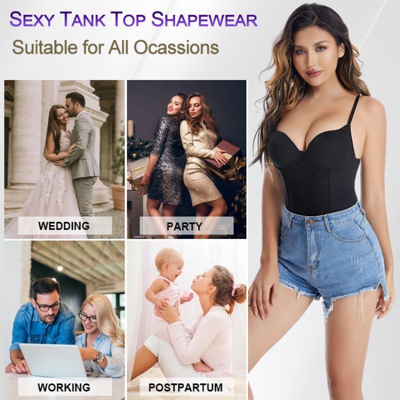Women Corset Shapewear Bodysuit With Underwire Steel Bones Tummy Control Butt Lifting