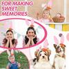 1-20PCS Easter Decoration 2025 Plush Rabbit Ear Hair Hoop Bunny Ears Headband Theme Party Performance Headdress Easter Cosplay