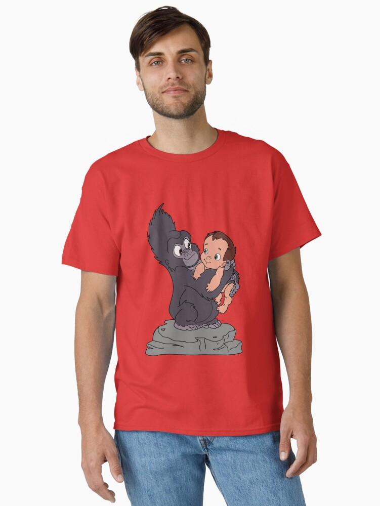Tarzan Baby Tarzan Sticker Classic T-Shirt